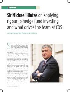 Hedge Fund Intelligence Sir Michael Hintze interview