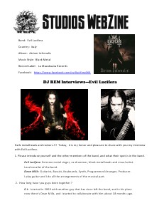 DJ REM STUDIOS Webzine September 2013 Issue 2