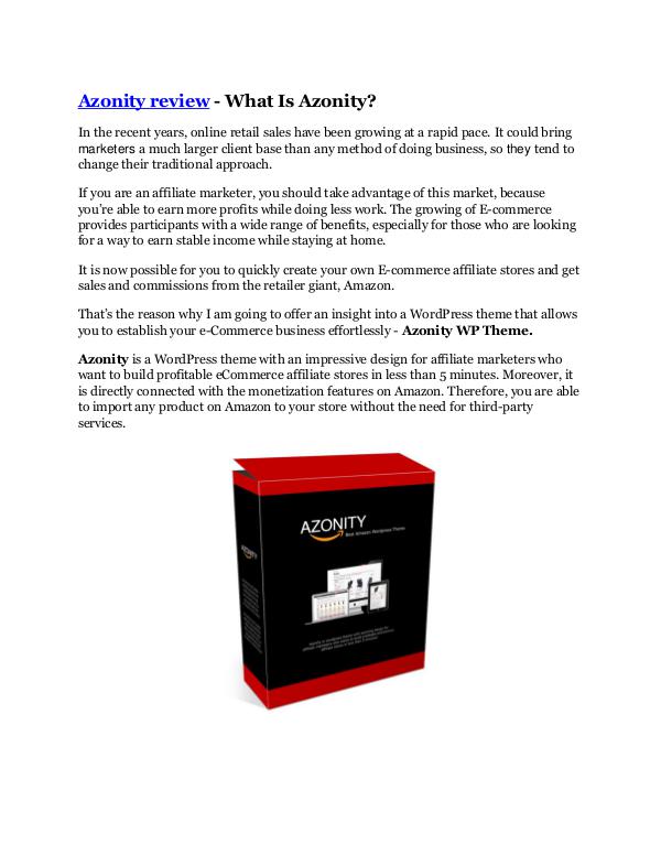 Azonity review and (FREE) Azonity $24,700 Bonus