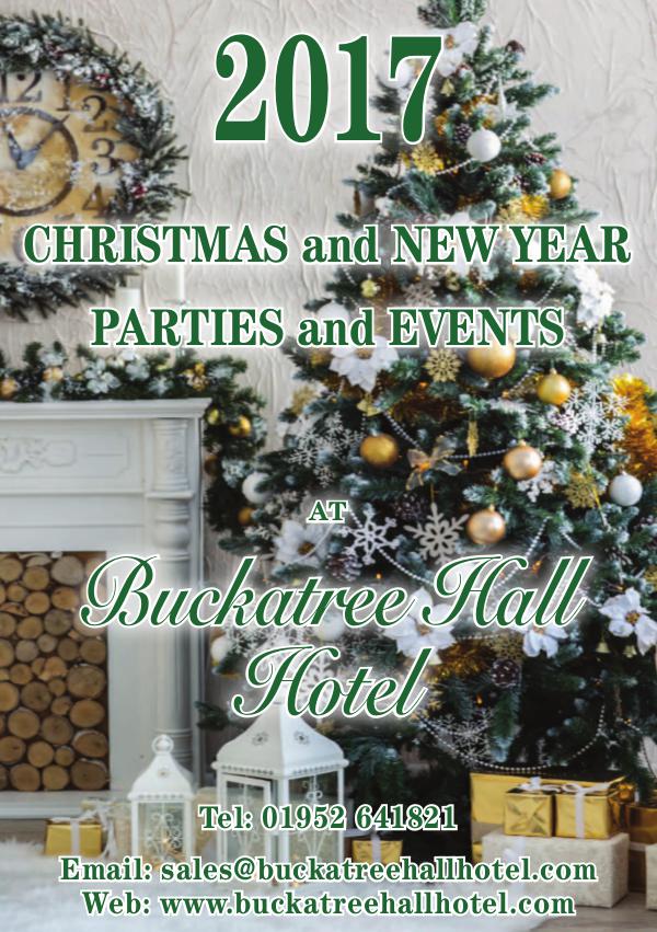 Buckatree Hall Hotel Christmas Brochure Christmas Brochure 2017
