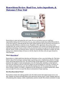Renewiderm Review- Read Uses, Active ingredients, & Outcomes !!