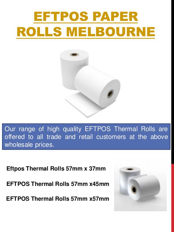 Receipt Paper Rolls Melbourne Receipt Paper Rolls Melbourne