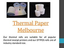 EFTPOS Paper Rolls Melbourne