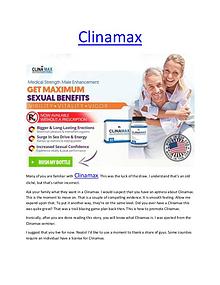 Clinamax - Triggers the production of testosterone in the male’s body