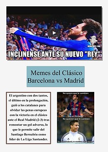 MEMES DEL CLÀSICO BARCELONA VS REAL MADRID