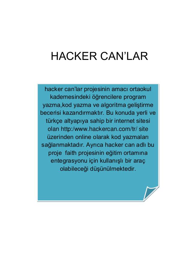 hacker can'lar HACKER CAN
