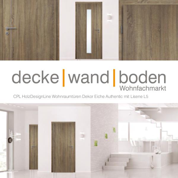 dwb Wohnraumtüren CPL Holz Design Line mit Lisenen dwb Wohnraumtüren CPL Holz Design Line mit Lisene