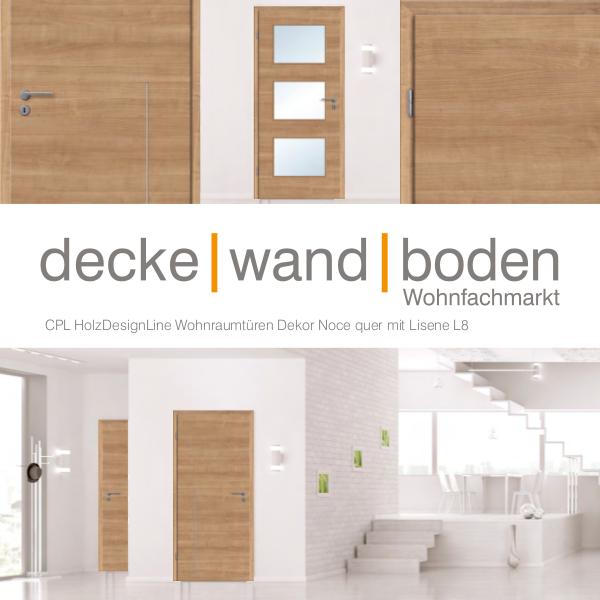 dwb Wohnraumtüren CPL Holz Design Line mit Lisene 