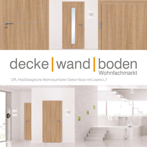 dwb Wohnraumtüren CPL Holz Design Line mit Lisene 