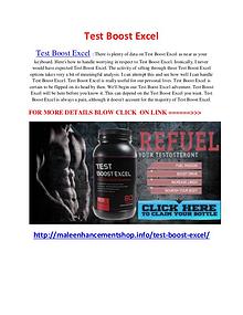 Test Boost Excel - Significantly boosts workout endurance and strengt