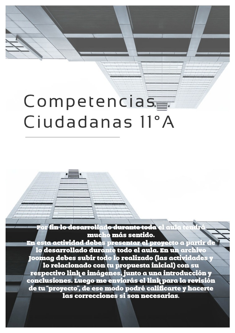 Competencias Ciudadanas 11°A - Esteban Montoya Ruiz Competencias Ciudadanas