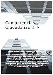 Competencias Ciudadanas 11°A - Esteban Montoya Ruiz