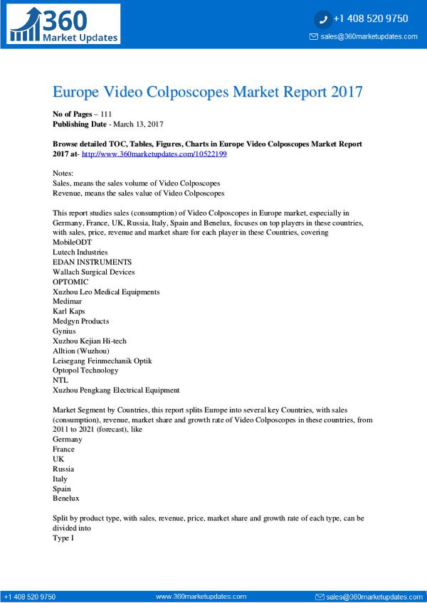 Video-Colposcopes-Market-Report-2017