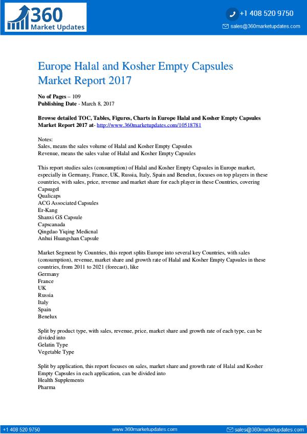 Reports Halal-and-Kosher-Empty-Capsules-Market-Report-2017