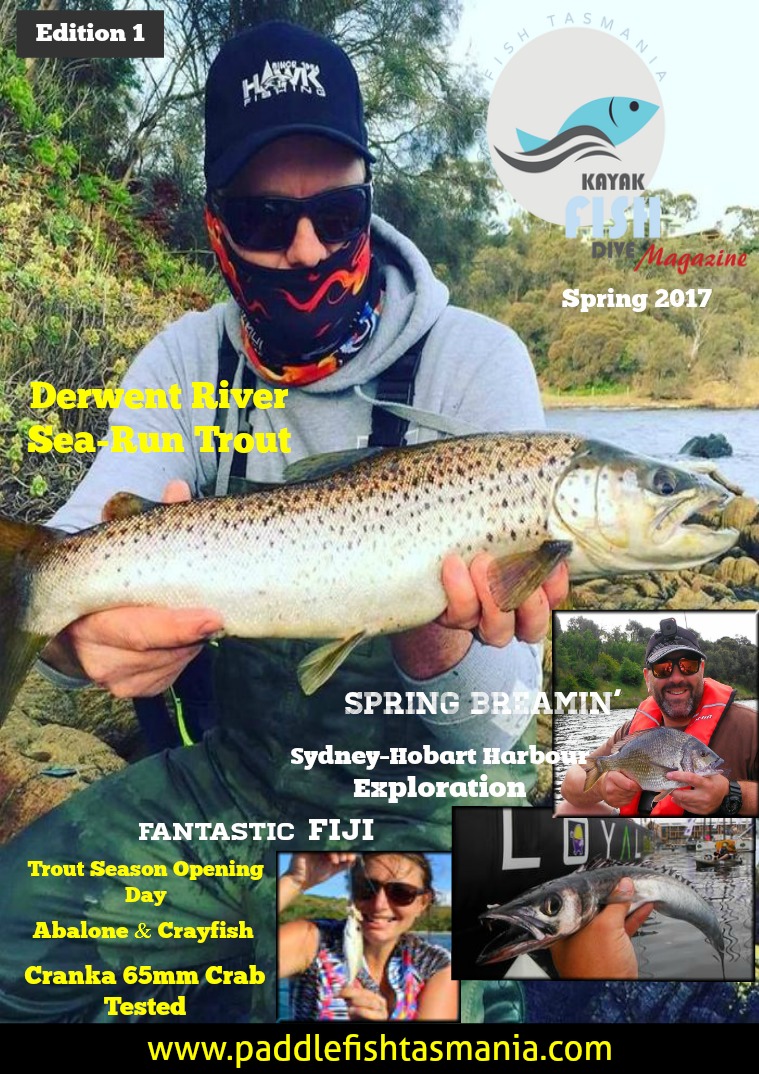 Paddlefish Tasmania (Kayak-Fish-Dive) Magazine Spring Edition 1