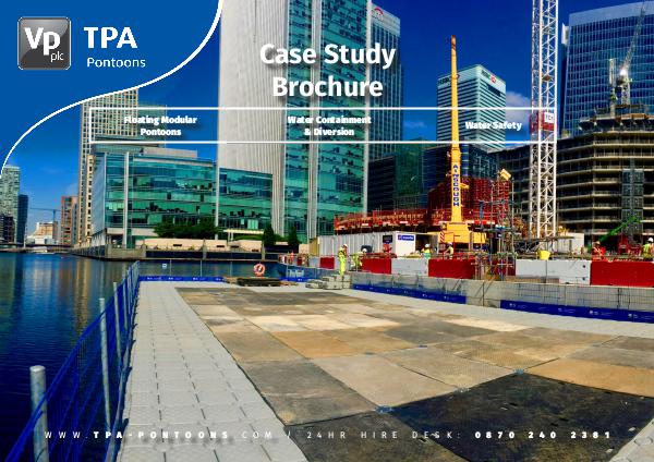 TPA Access - Multi-Divisional Hire Product Base TPA Pontoons - Installation Case Study Brochure