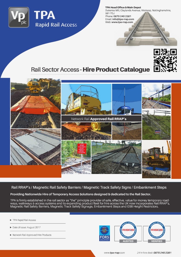 TPA Rapid Rail Access - Product Catalogue 1.0