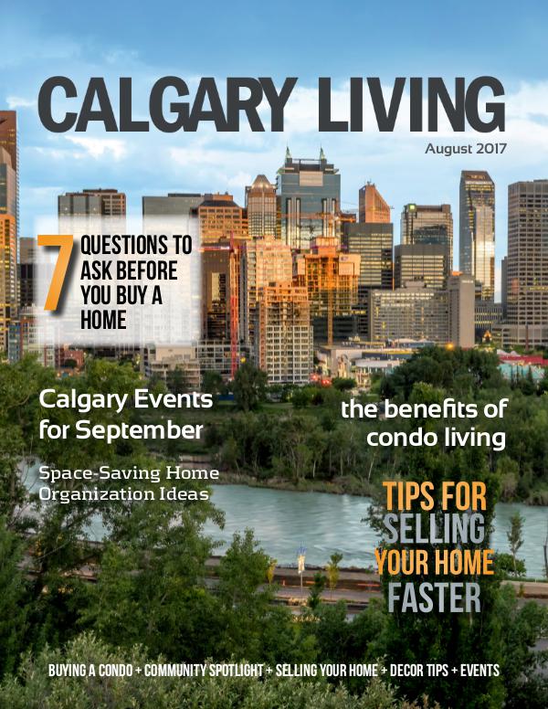 Calgary Living Magazine Calgary Living August 2017