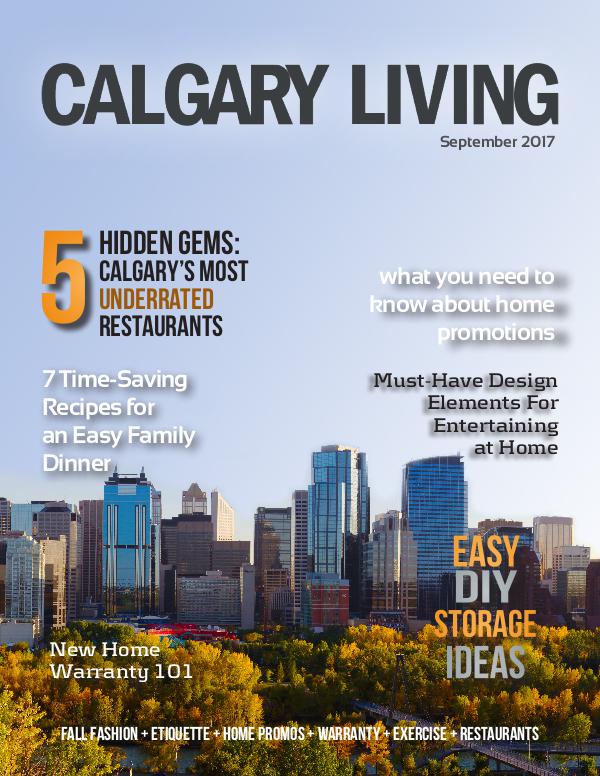 Calgary Living Magazine September 2017