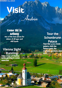 Austria Travel Magazine October 2013