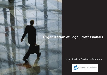 Legal Services Provider Brochure September 2013