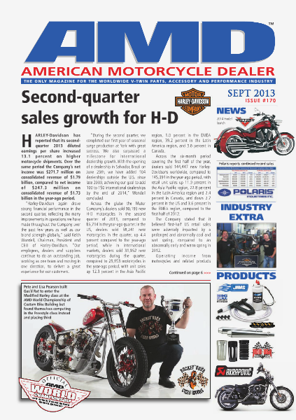 American Motorcycle Dealer AMD 170 September 2013