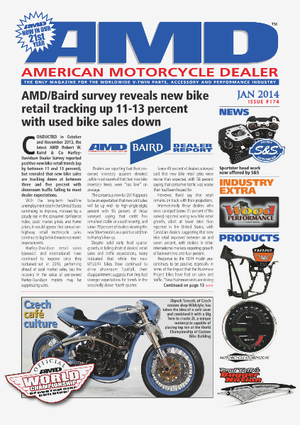 American Motorcycle Dealer AMD 174 January 2014