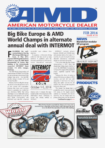 American Motorcycle Dealer AMD 175 February 2014