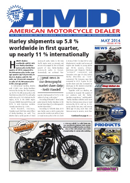 American Motorcycle Dealer AMD 178 May 2014