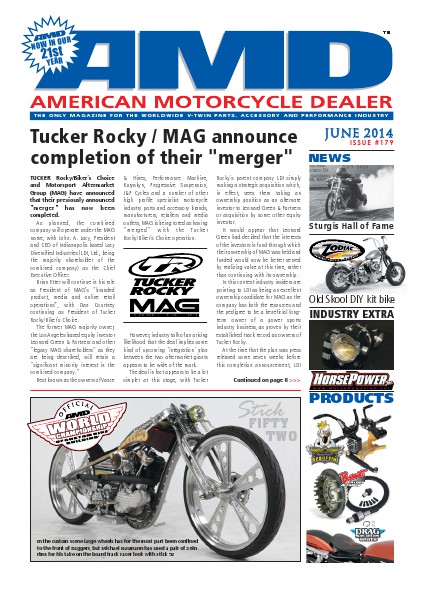 American Motorcycle Dealer AMD 179 June 2014