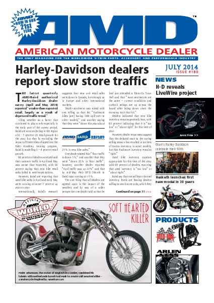 American Motorcycle Dealer AMD 180 July 2014