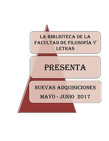 Adquisiciones Mayo - Junio 2017 FFL