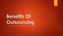 Benefits Of Outsourcing