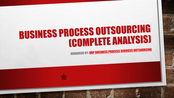 Business Process Outsourcing (Complete Analysis) PDF Business Process Outsourcing (Complete Analysi