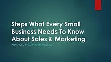 Steps of What Every Business Needs To Know About Sales