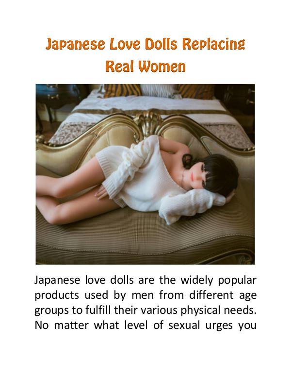 Japanese Love Dolls Replacing Real Women Japanese Love Dolls Replacing Real Women