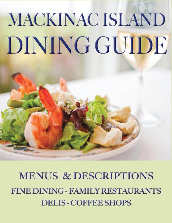 Mackinac Island Dining Guide 2024