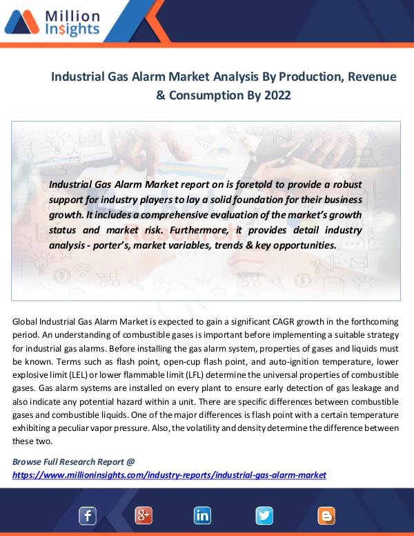 Industrial Gas Alarm Market