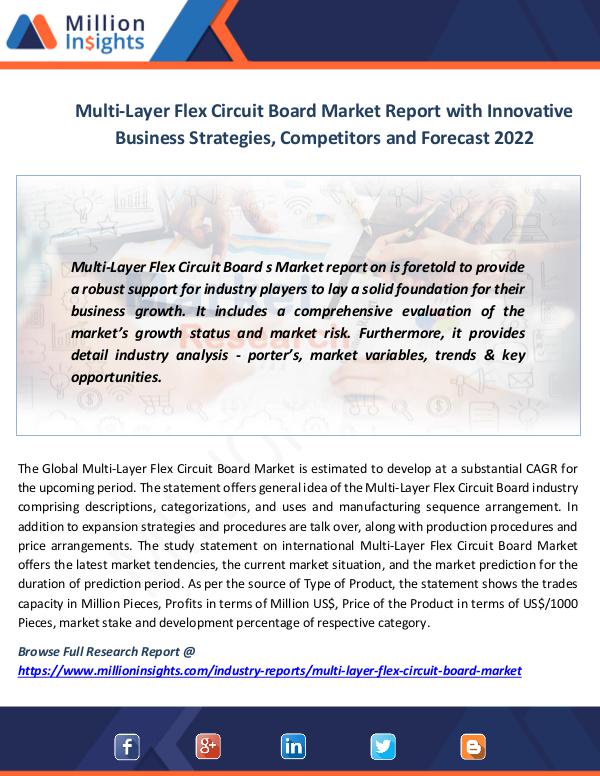 Market News Today Multi-Layer Flex Circuit Board Market