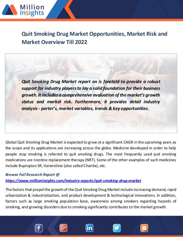 Quit Smoking Drug Market