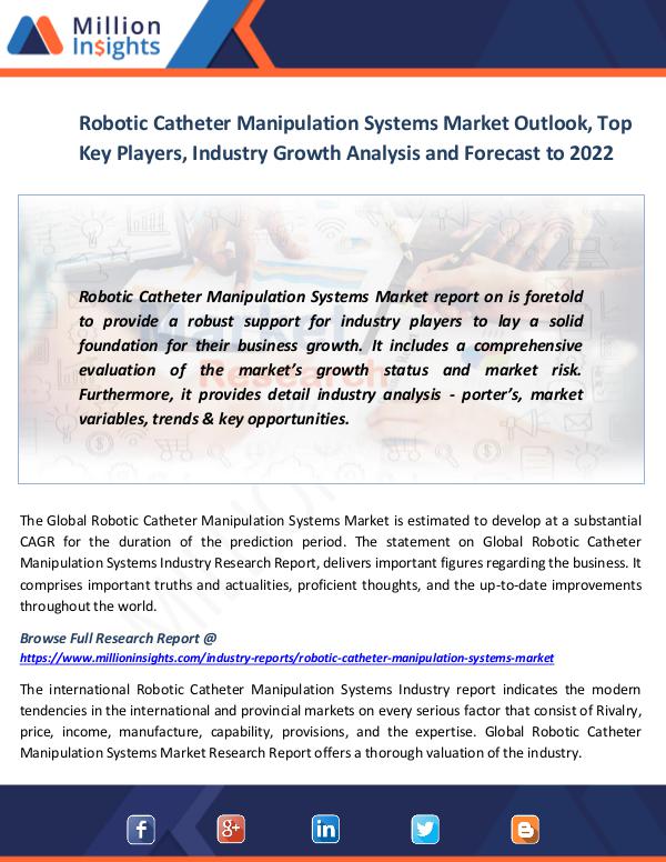 Robotic Catheter Manipulation Systems Market