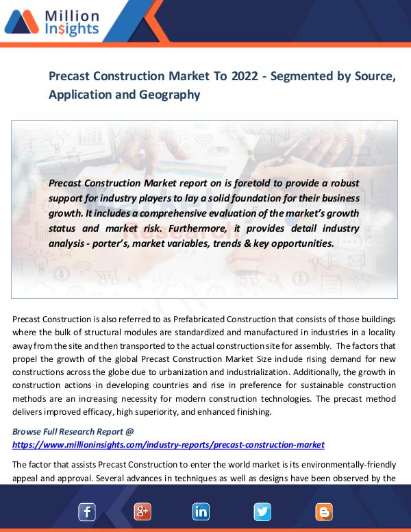 Precast Construction Market