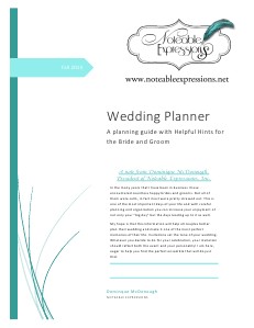 Noteable Expressions Wedding Guide volume 1
