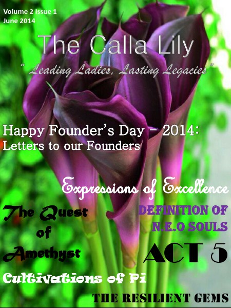 The Calla Lily: An Alpha Pi Delta Sorority, Inc Publication Volume 2 Issue 1