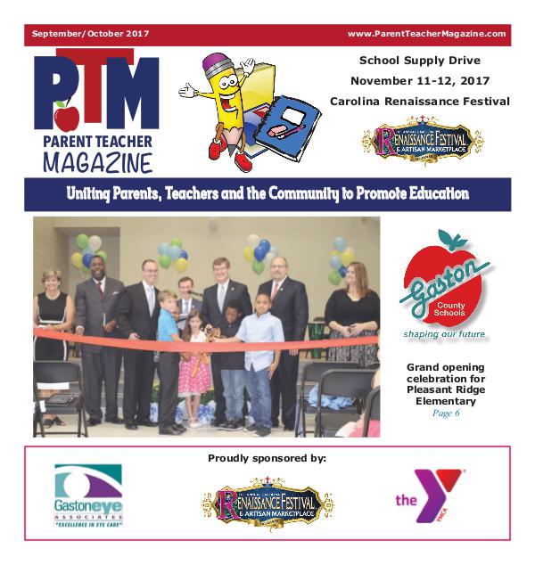 Parent Teacher Magazine Gaston County Schools September 2017