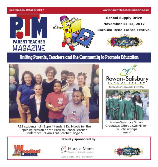 Parent Teacher Magazine Rowan-Salisbury Schools September 2017