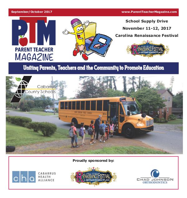Parent Teacher Magazine Cabarrus County Schools September 2017