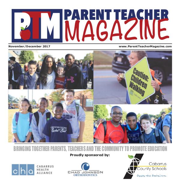 Parent Teacher Magazine Cabarrus County Schools Nov/Dec 2017