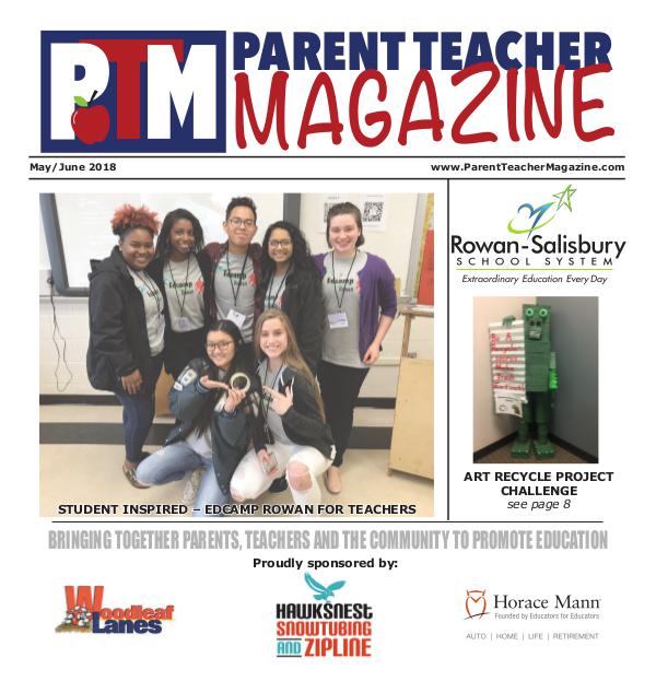 Parent Teacher Magazine Rowan-Salisbury Schools May/June 2018