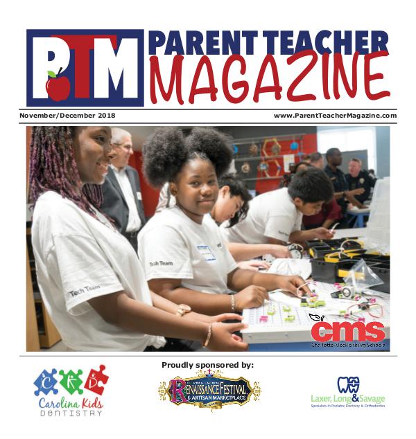 Parent Teacher Magazine Charlotte-Mecklenburg Schools Nov/Dec 2018